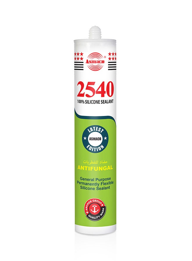 Asmaco Pack Of 24 Antifungal Silicone Sealants Clear 305grams - Image 1