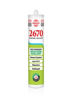 Asmaco Pack Of 24 Weatherproofing Silicone Sealants Clear 340grams  - Image 1