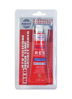 Asmaco 144-Piece RTV Gasket Maker With Super Glue Set Red 85grams 
