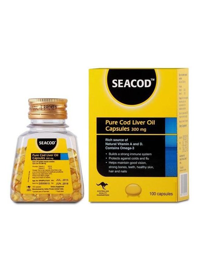 سيكود زيت كبد سمك القد النقي - 100 كبسولة - Image 2