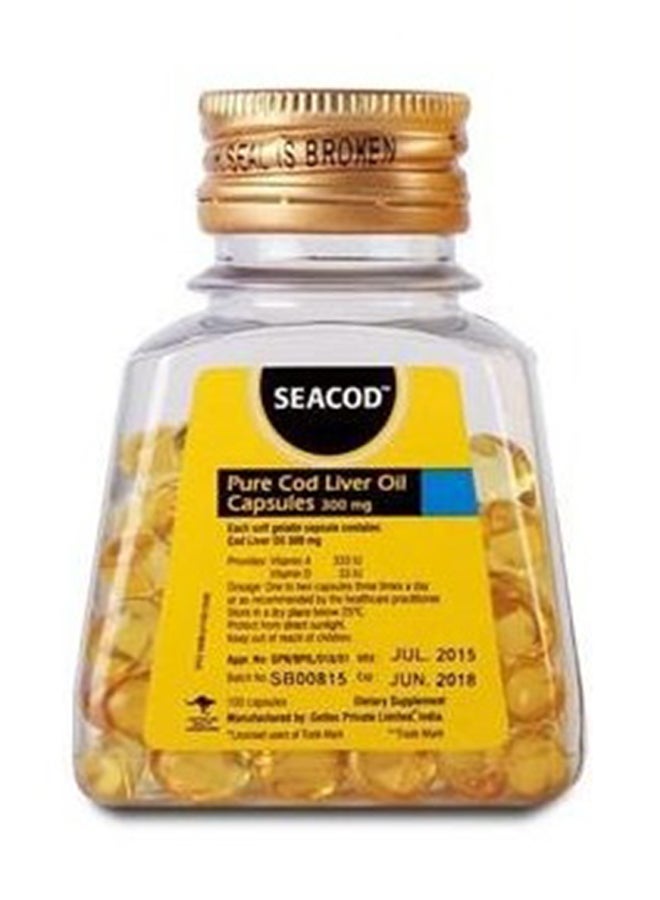 سيكود زيت كبد سمك القد النقي - 100 كبسولة - Image 1