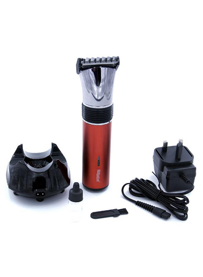 Stallion Rechargeable Electric Hair Trimmer Red/Black - Image 1