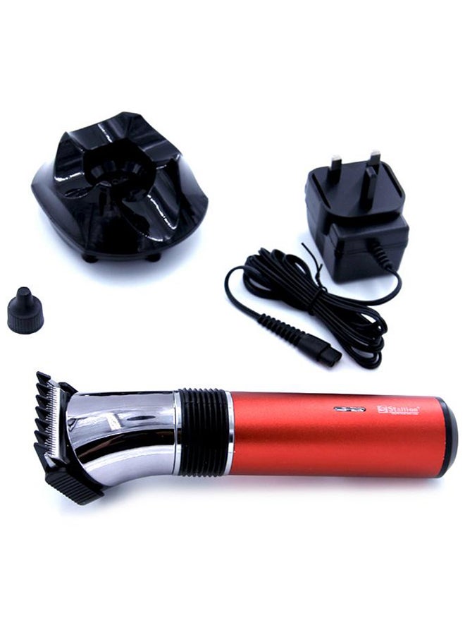 Stallion Rechargeable Electric Hair Trimmer Red/Black - Image 3