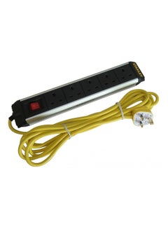 Stanley 8-Outlet Surge Protection Charging Adapter Black/Yellow 5meter  - Image 1
