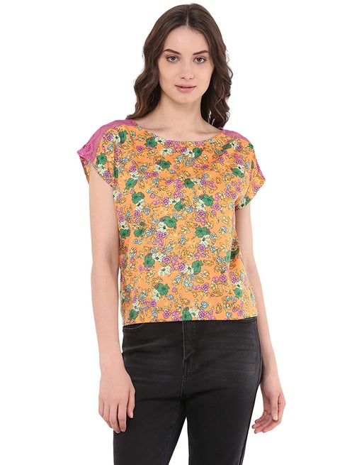 Casual Printed Top Multicolour