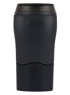 Mighty Mug Mighty Mug Plastic Travel Mug, No Spill Double Wall Tumbler, Cold/Hot, Cup-Holder Friendly, Dishwasher Safe, (Black, 12oz)- 1900D Black  - Image 1