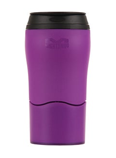 Mighty Mug Mighty Mug Plastic Travel Mug, No Spill Double Wall Tumbler, Cold/Hot, Cup-Holder Friendly, Dishwasher Safe, (Lilac, 12oz)- 1902D Lilac 