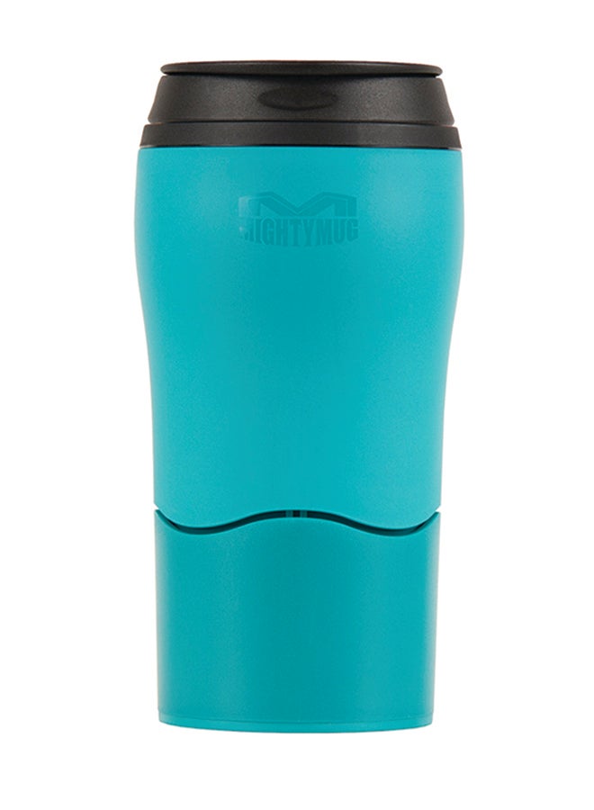 Mighty Mug Mighty Mug Plastic Travel Mug, No Spill Double Wall Tumbler, Cold/Hot, Cup-Holder Friendly, Dishwasher Safe, (Teal, 12oz)- 1901D Teal 