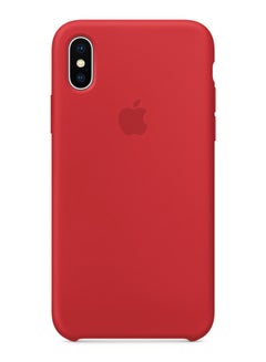 Silicone Ultra Thin Transparent Case Cover For Apple iPhone X Red