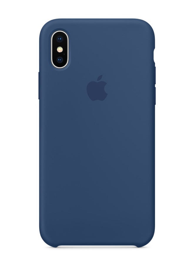 QLT - Ultra Thin Transparent Case Cover For Apple iPhone X Blue - Image 1