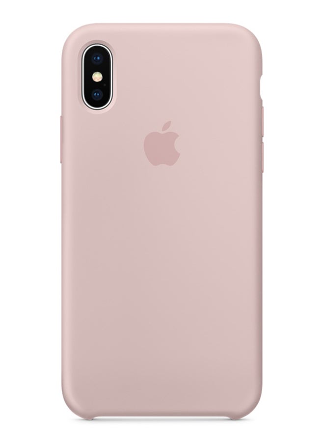 QLT - Silicone Ultra Thin Transparent Case Cover For Apple iPhone X Pink - Image 1