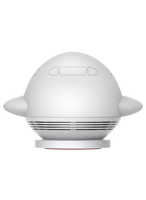 Playbulb Zoocoro Airwhale Shape Bluetooth Smart Speaker and LED Night Light with Wireless Charging Pad White