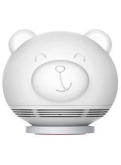 Playbulb Zoocoro Bear Shape Bluetooth Smart Speaker and LED Night Light with Wireless Charging Pad White