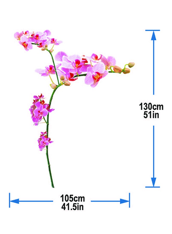 Stickie Art Orchids Wall Stickers Home Decoration Diy Removable Wall Decals For Living Room Bedroom Medium Sta-139 Pink 50x70cm - Image 2
