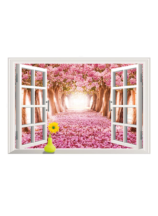 Flowersome Window Wall Decal - Large - STA-182 Multicolour 60x90centimeter - v1516519925/N13136515A_2