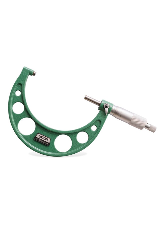 Insize Outside Micrometer Green/Silver  - Image 1