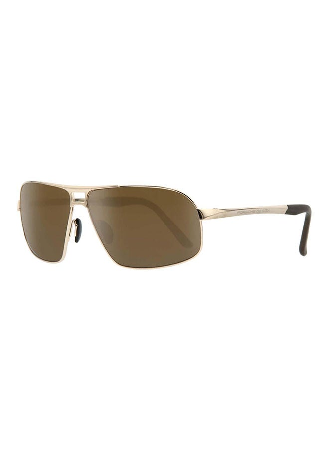 Porsche Design - Men's Rectangular Frame Sunglasses P8542 - Image 1