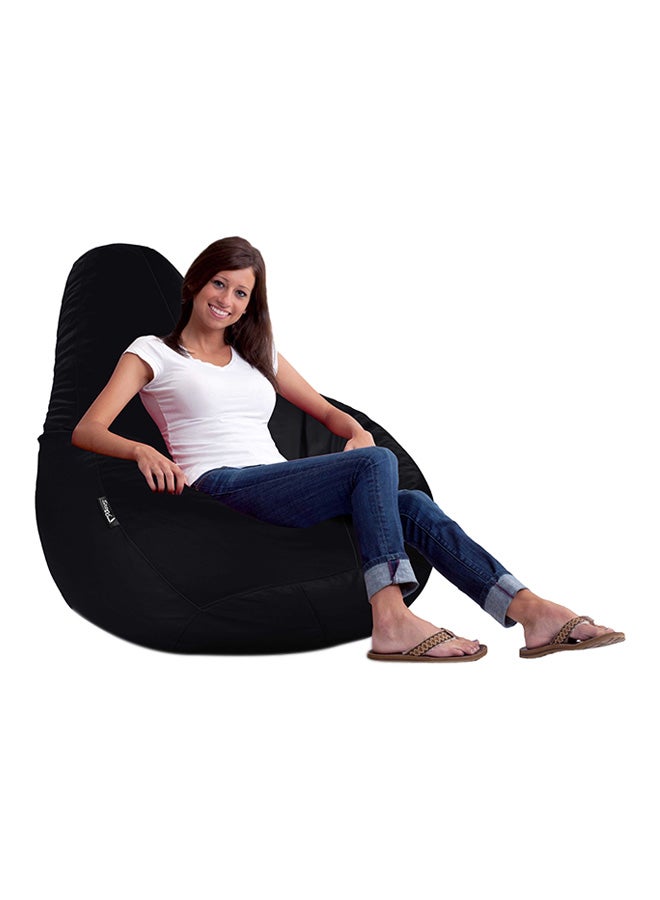 Story@Home Bean Bag Cover With Bean Bag Filler Black  - Image 3