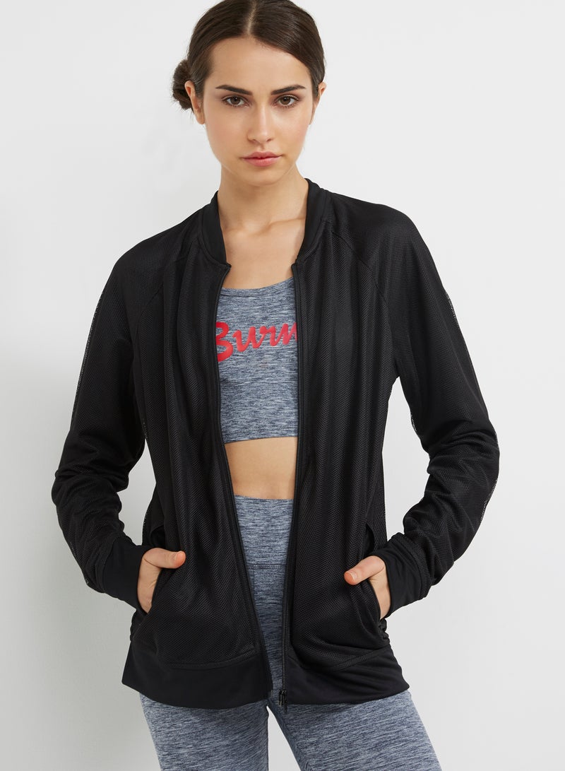BURN Mesh Jacket Black  - Image 1