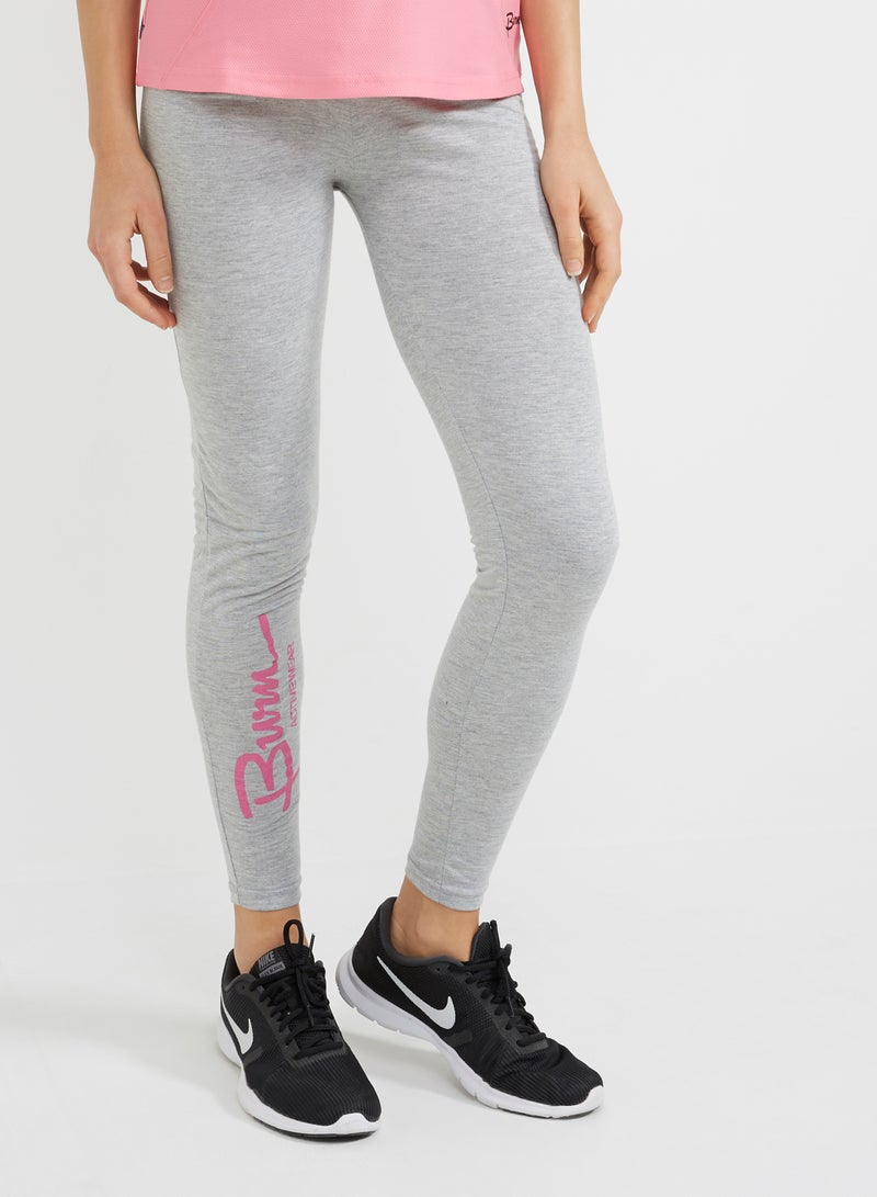 BURN Basic Leggings Grey - Image 1