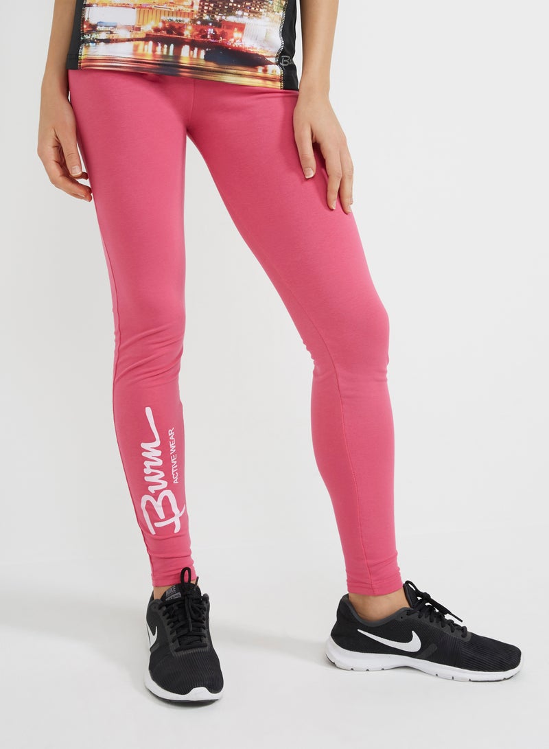 BURN Basic Leggings Pink - Image 1