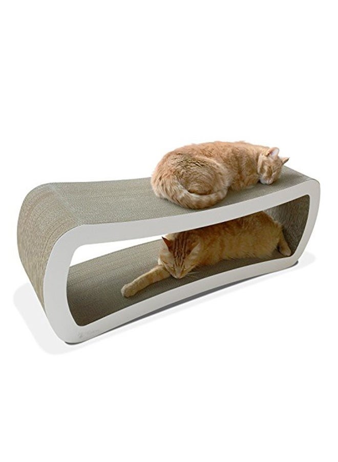 Jumbo Cat Scratcher Lounge Beige/White - v1516541131/N13143686A_2