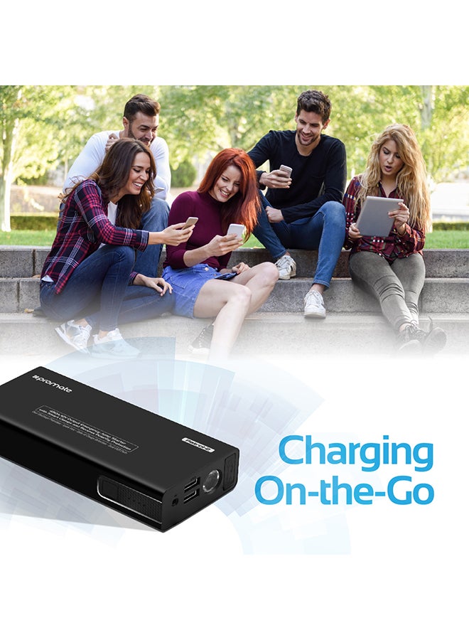 Car Jump Starter, Multifunctional 450A Peak Portable Car Jump starter with 11100mAh Battery Pack with Dual USB Port and LED Flash Light