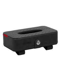 Car Tissue Holder, PU Leather Clip Car Sun Visor Tissue Box Holder for Facial Tissue and Other Napkin Papers