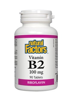 natural Factors B2 Riboflavin 90 Tablets 