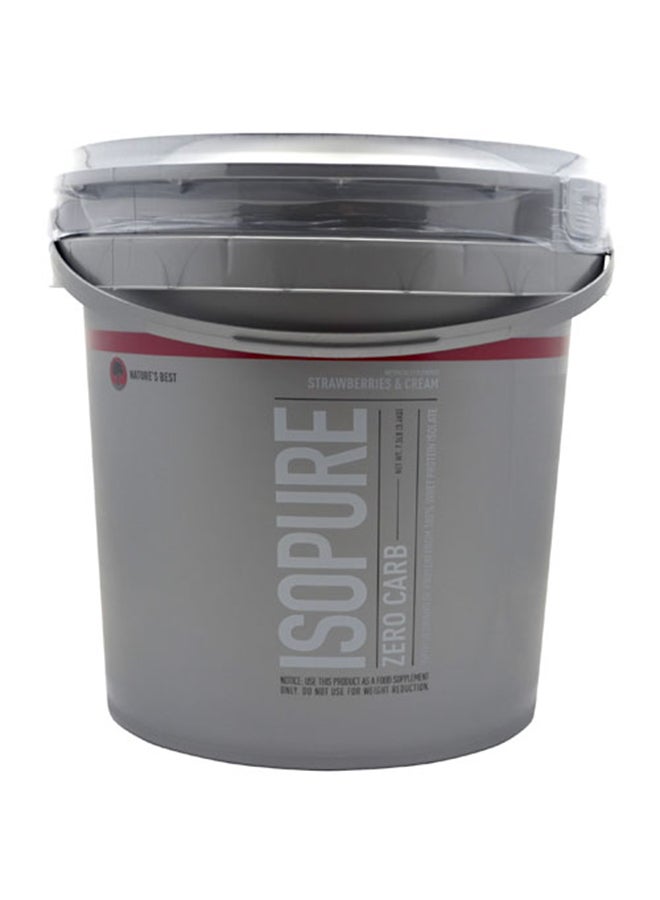 Natures Best Strawberry And Cream flavour Isopure Zero Carb