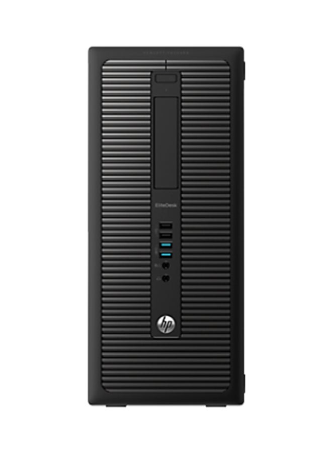 إتش بي - كمبيوتر شخصي بصندوق عمودي طرازELITE-800 G1-H5U08EA-TWR بمعالج كور i5/ذاكرة وصول عشوائي سعتها 4 جيجابايت/محرك أقراص ثابت سعته 500 جيجا بايت/بطاقة رسوميات مدمجة ولوحة مفاتيح وماوس أسود - Image 1