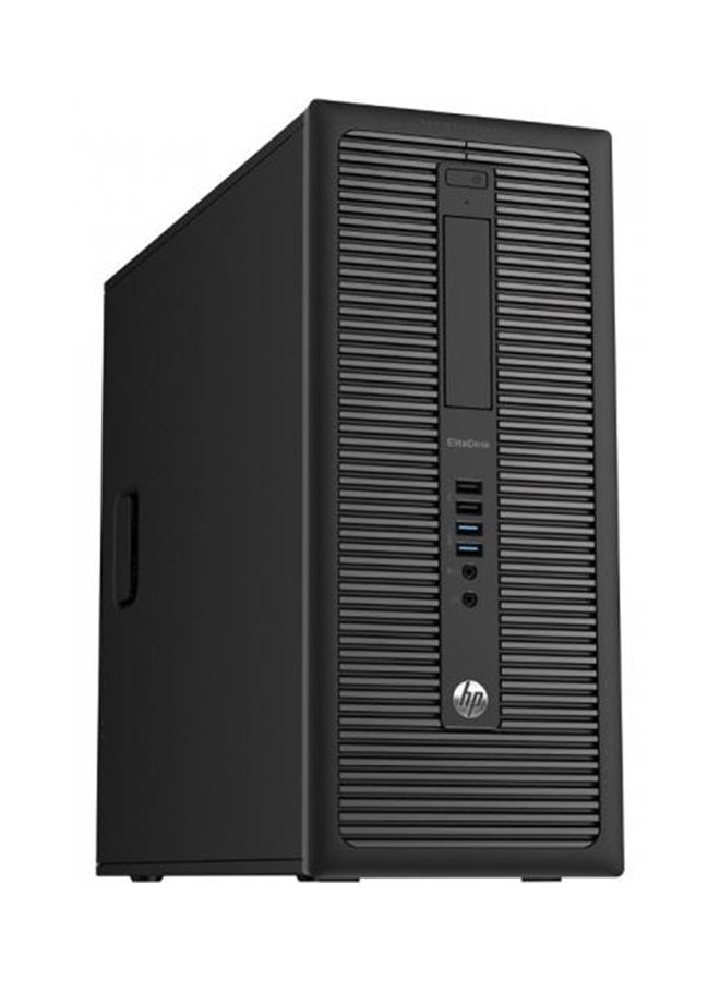 إتش بي - كمبيوتر شخصي بصندوق عمودي طرازELITE-800 G1-H5U08EA-TWR بمعالج كور i5/ذاكرة وصول عشوائي سعتها 4 جيجابايت/محرك أقراص ثابت سعته 500 جيجا بايت/بطاقة رسوميات مدمجة ولوحة مفاتيح وماوس أسود - Image 1