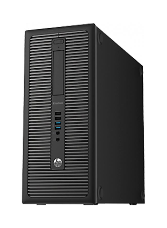 إتش بي - كمبيوتر شخصي بصندوق عمودي طرازELITE-800 G1-H5U08EA-TWR بمعالج كور i5/ذاكرة وصول عشوائي سعتها 4 جيجابايت/محرك أقراص ثابت سعته 500 جيجا بايت/بطاقة رسوميات مدمجة ولوحة مفاتيح وماوس أسود - Image 1