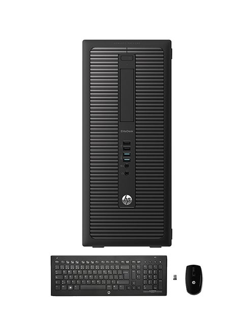 كمبيوتر مكتبي إيليت-800 بمعالج كور i7 وذاكرة رام 4 جيجابايت/ محرك أقراص صلبة 500 جيجابايت/ بطاقة رسومات مدمجة أسود