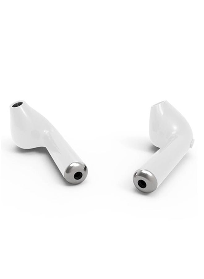 Bison In-Ear Twins Bluetooth Headphone With Mic White  - Image 2