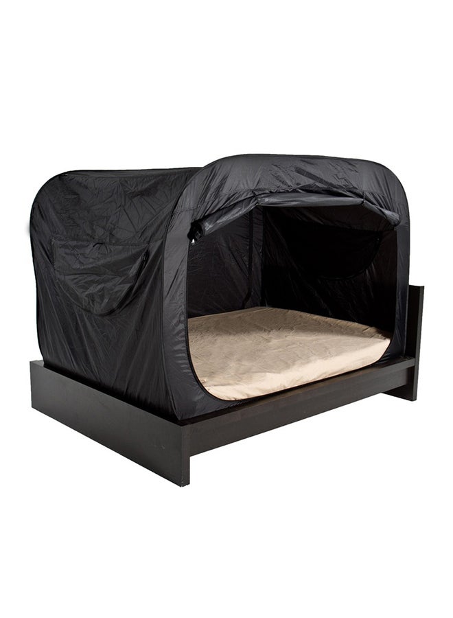 برايفسي بوب إل إل سي خيمة نوم من البوليستر بوليستر أسود Queen - Image 3