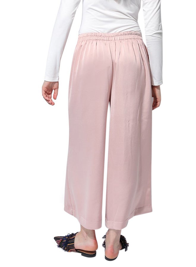 Miella High-Rise Wide Trousers Pink  - Image 2