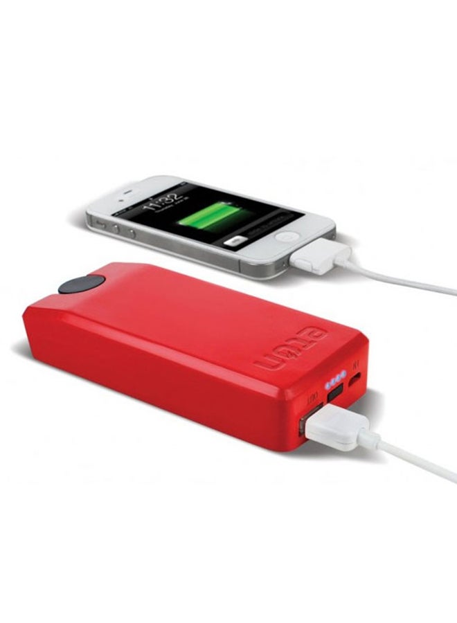 إيتون باور بانك بوست توربين مع مولد يدوي 2000.0 mAh أحمر  - Image 3