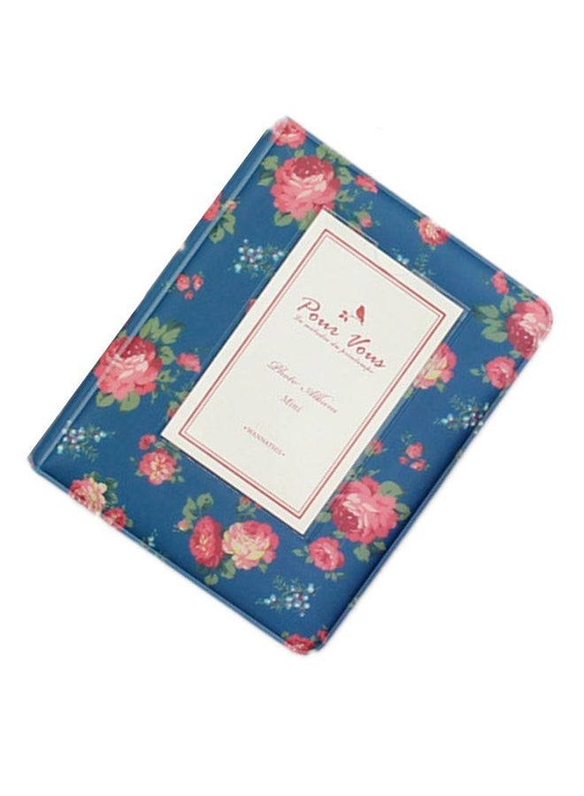 Mini Photo Album Name Card Holder For Fujifilm Instax Mini 8/7s/25/50s/90 Blue 