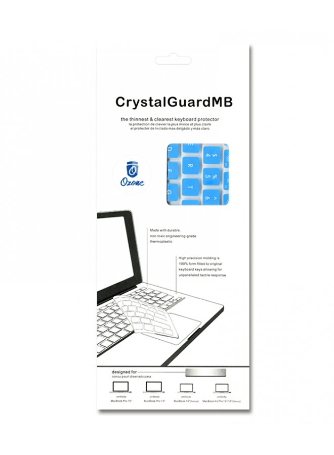 US Layout Keyboard Skin Cover For Apple MacBook Pro/Air 13/15/17-inch With Retina Aqua Blue - Image 3