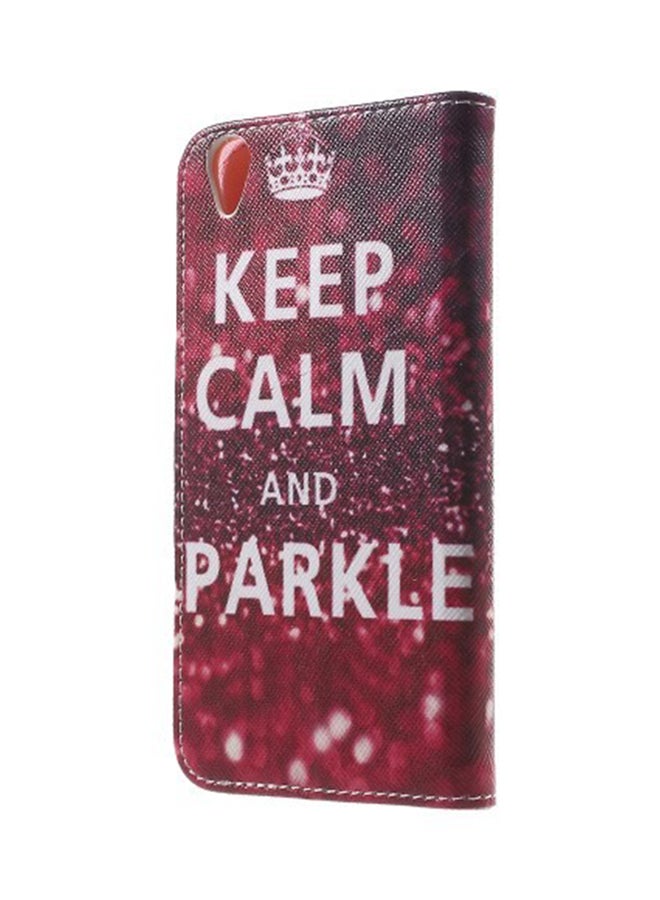 Protective Wallet Thermoplastic Polyurethane Case Cover For OnePlus X Keep Calm/Sparkle - Image 2