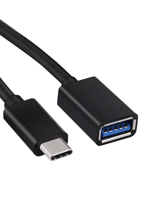 Generic Type-C OTG Cable Connector Black Best Price KSA Riyadh
