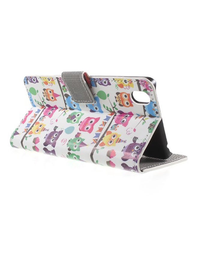 غطاء حماية بتصميم محفظة مزود بحامل لهاتف وان بلس X عدة بومات - Image 3