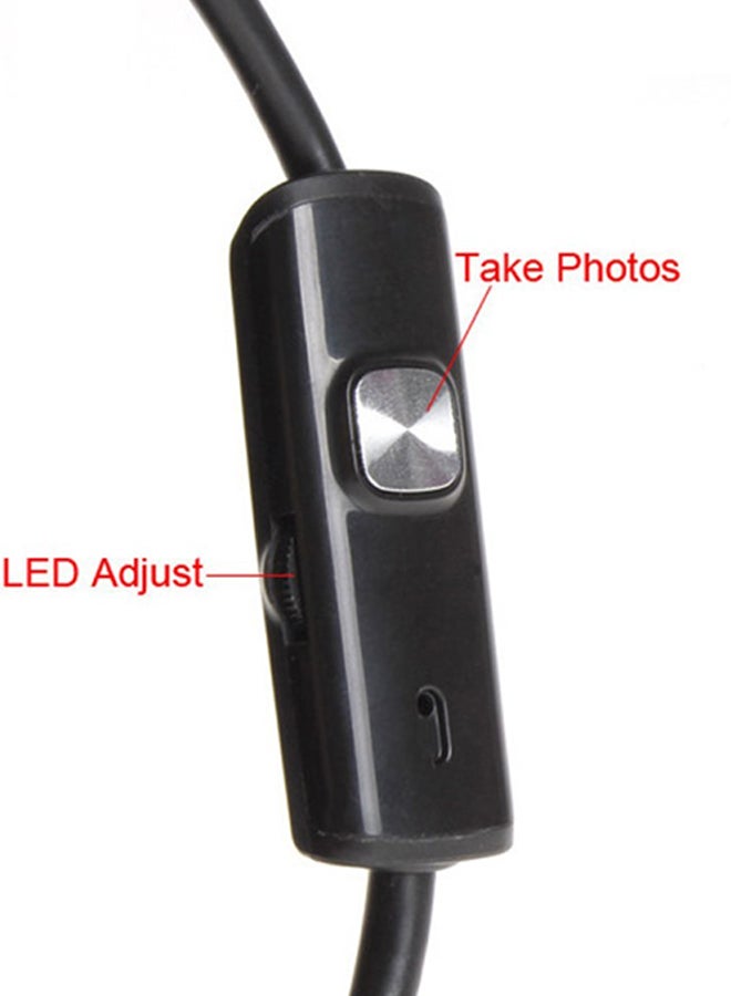 Waterproof Micro USB Endoscope Inspection Camera With Built in LED Light Black  - Image 2