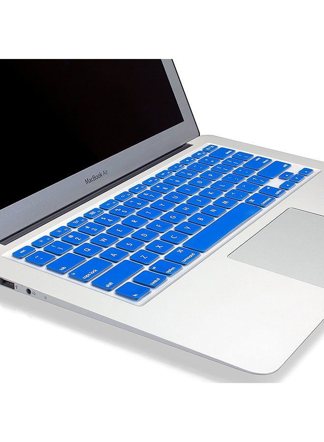 US Layout Keyboard Skin For Apple MacBook Air 11-inch Blue