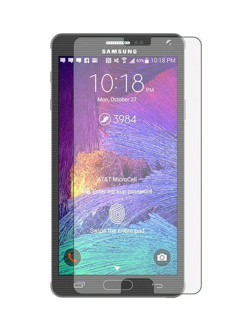 Tempered Glass Screen Protector For Samsung Galaxy Note4 Clear