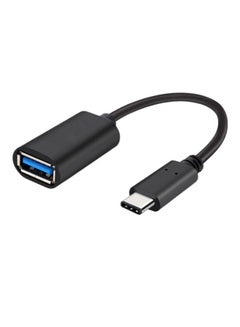 Type-C OTG Cable Connector Black