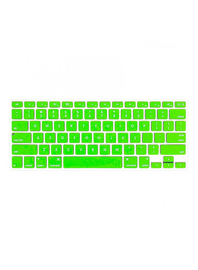 US Layout Keyboard Skin Cover For Apple MacBook Pro/Air 13/15/17-inch With Retina Green  - Image 1