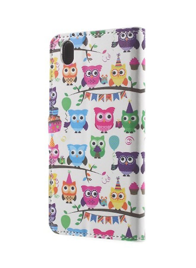 غطاء حماية بتصميم محفظة مزود بحامل لهاتف وان بلس X عدة بومات - Image 2