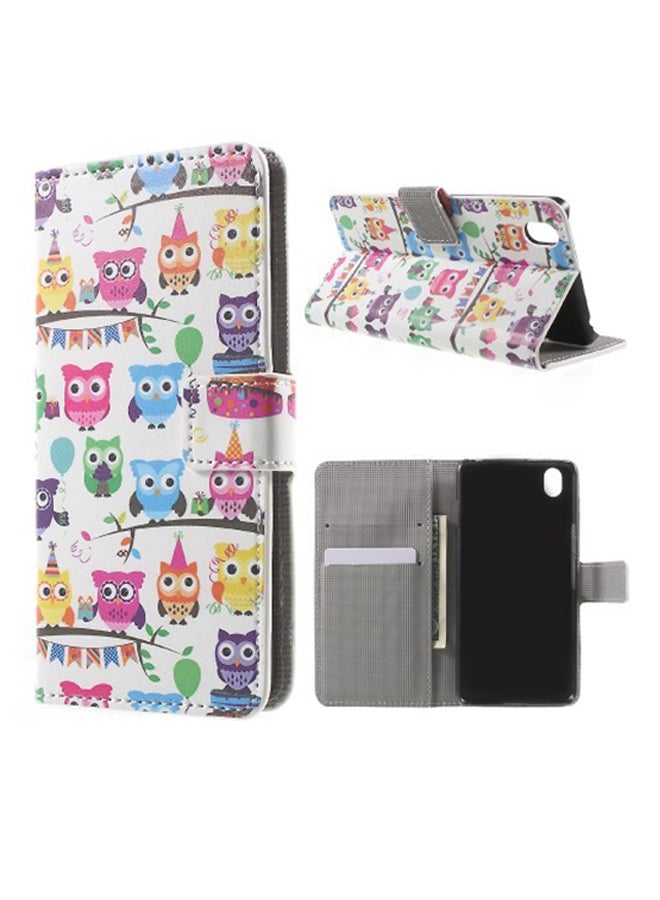 غطاء حماية بتصميم محفظة مزود بحامل لهاتف وان بلس X عدة بومات - Image 5